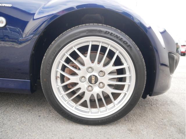 ロードスター VS RHT パドルシフト DBA-NCEC BBS RG-H17AW 電動オープン 黒革シート ウッドパネル シートヒーター ETC アドバンストキー HID フォグ オートエアコン サイドエアバッグ 1年保証付(59枚目)
