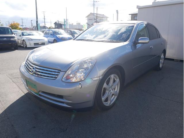 スカイライン 350GT 6速MT タイミングチェーン メモリーナビ DVD再生 ワンセグ ETC 純正17AW 電格ミラー オートライトHID チルトハンドル オートエアコン Wエアバック ABS トランクスルー(17枚目)