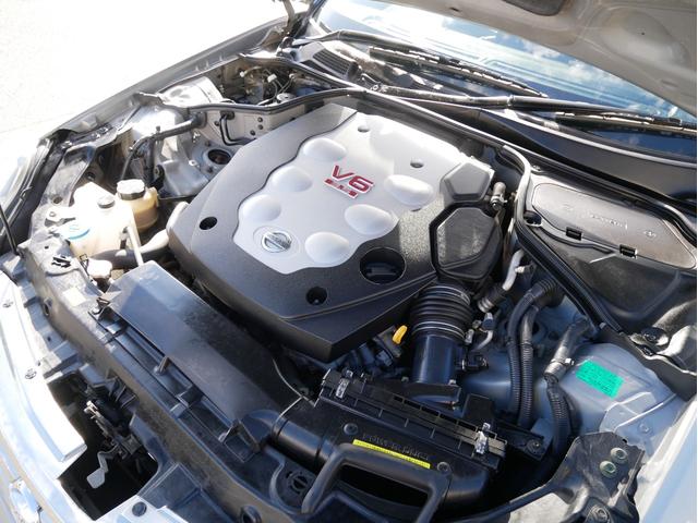 スカイライン 350GT 6速MT タイミングチェーン メモリーナビ DVD再生 ワンセグ ETC 純正17AW 電格ミラー オートライトHID チルトハンドル オートエアコン Wエアバック ABS トランクスルー(59枚目)