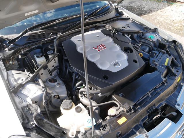 スカイライン 350GT 6速MT タイミングチェーン メモリーナビ DVD再生 ワンセグ ETC 純正17AW 電格ミラー オートライトHID チルトハンドル オートエアコン Wエアバック ABS トランクスルー(60枚目)