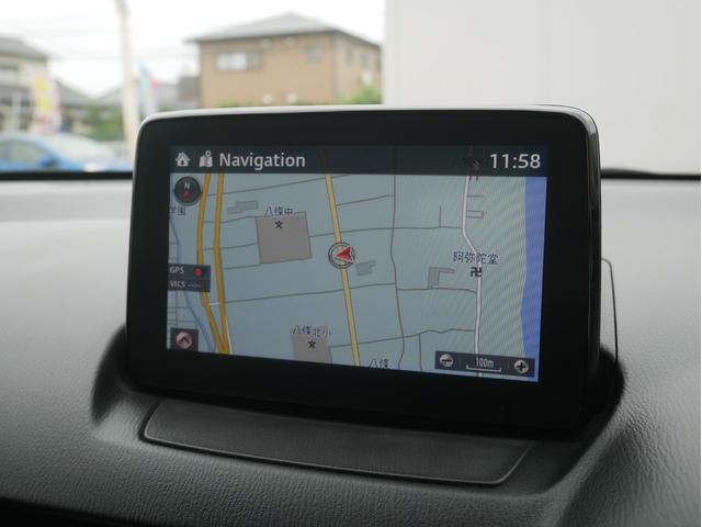 デミオ 15S 6速MT 純正SDナビ フルセグ DVD再生 プッシュスタート&スマートキー Bluetooth ステアリングスイッチ サイドエアバック ウィンカーミラー 1年保証付(9枚目)