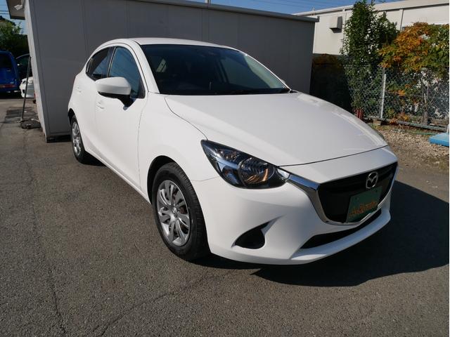 デミオ 15S 6速MT 純正SDナビ フルセグ DVD再生 プッシュスタート&スマートキー Bluetooth ステアリングスイッチ サイドエアバック ウィンカーミラー 1年保証付(18枚目)