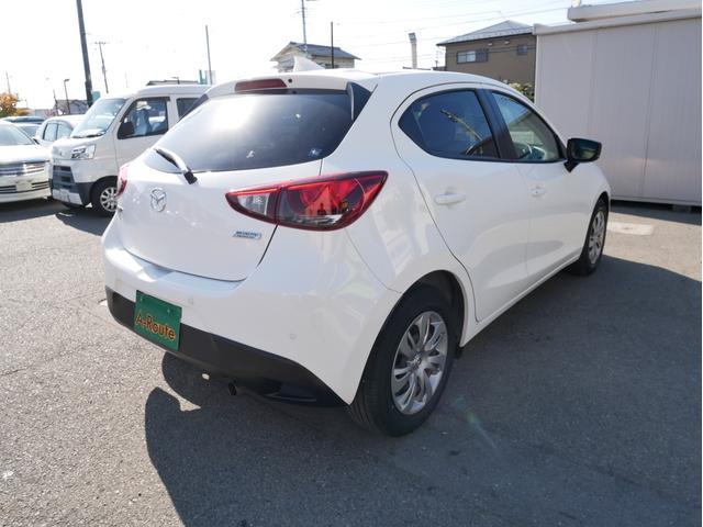 デミオ 15S 6速MT 純正SDナビ フルセグ DVD再生 プッシュスタート&スマートキー Bluetooth ステアリングスイッチ サイドエアバック ウィンカーミラー 1年保証付(23枚目)