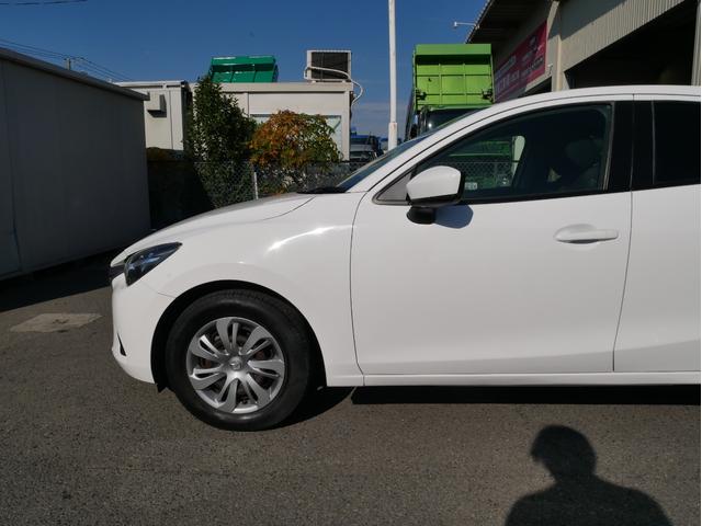 デミオ 15S 6速MT 純正SDナビ フルセグ DVD再生 プッシュスタート&スマートキー Bluetooth ステアリングスイッチ サイドエアバック ウィンカーミラー 1年保証付(24枚目)