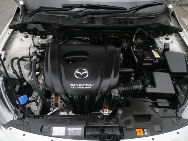 デミオ 15S 6速MT 純正SDナビ フルセグ DVD再生 プッシュスタート&スマートキー Bluetooth ステアリングスイッチ サイドエアバック ウィンカーミラー 1年保証付(55枚目)