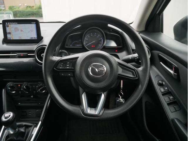 デミオ 15S 6速MT 純正SDナビ フルセグ DVD再生 プッシュスタート&スマートキー Bluetooth ステアリングスイッチ サイドエアバック ウィンカーミラー 1年保証付(58枚目)