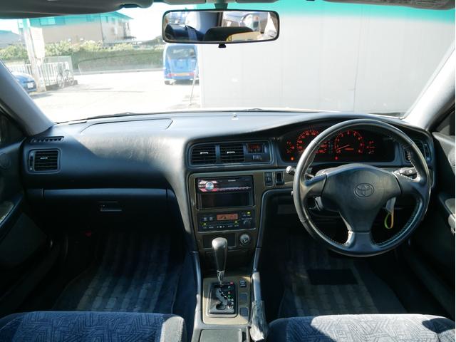 マークII ツアラーS 後期型 1JZ キーレス オートライトHID フォグランプ チルトハンドル 電動格納ミラー 純正16インチアルミ リアスポイラー ライトレベライザー Wエアバック&サイドエアバッグ ABS(6枚目)