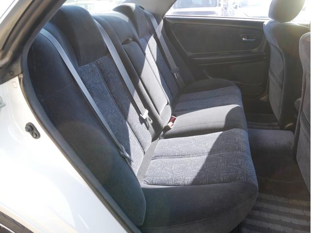 マークII ツアラーS 後期型 1JZ キーレス オートライトHID フォグランプ チルトハンドル 電動格納ミラー 純正16インチアルミ リアスポイラー ライトレベライザー Wエアバック&サイドエアバッグ ABS(13枚目)