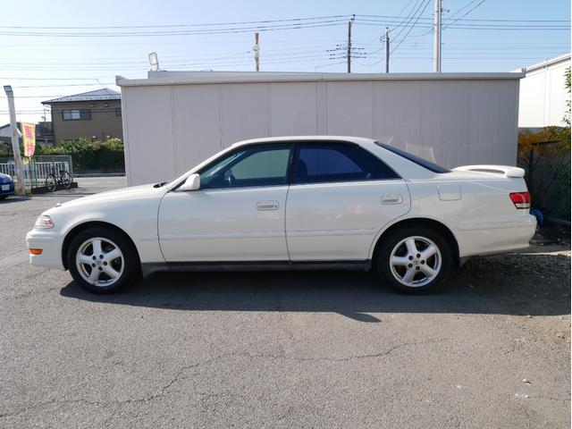 マークII ツアラーS 後期型 1JZ キーレス オートライトHID フォグランプ チルトハンドル 電動格納ミラー 純正16インチアルミ リアスポイラー ライトレベライザー Wエアバック&サイドエアバッグ ABS(20枚目)