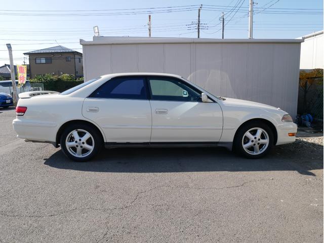 マークII ツアラーS 後期型 1JZ キーレス オートライトHID フォグランプ チルトハンドル 電動格納ミラー 純正16インチアルミ リアスポイラー ライトレベライザー Wエアバック&サイドエアバッグ ABS(21枚目)