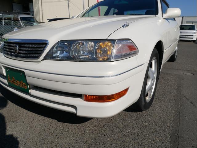 マークII ツアラーS 後期型 1JZ キーレス オートライトHID フォグランプ チルトハンドル 電動格納ミラー 純正16インチアルミ リアスポイラー ライトレベライザー Wエアバック&サイドエアバッグ ABS(30枚目)