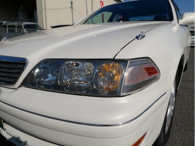 マークII ツアラーS 後期型 1JZ キーレス オートライトHID フォグランプ チルトハンドル 電動格納ミラー 純正16インチアルミ リアスポイラー ライトレベライザー Wエアバック&サイドエアバッグ ABS(32枚目)