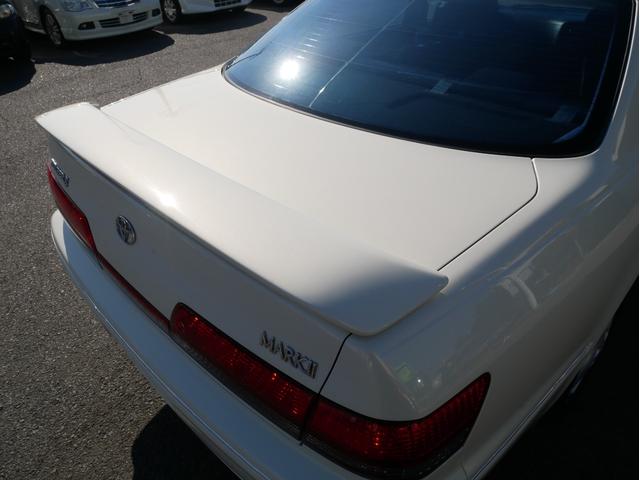 マークII ツアラーS 後期型 1JZ キーレス オートライトHID フォグランプ チルトハンドル 電動格納ミラー 純正16インチアルミ リアスポイラー ライトレベライザー Wエアバック&サイドエアバッグ ABS(42枚目)
