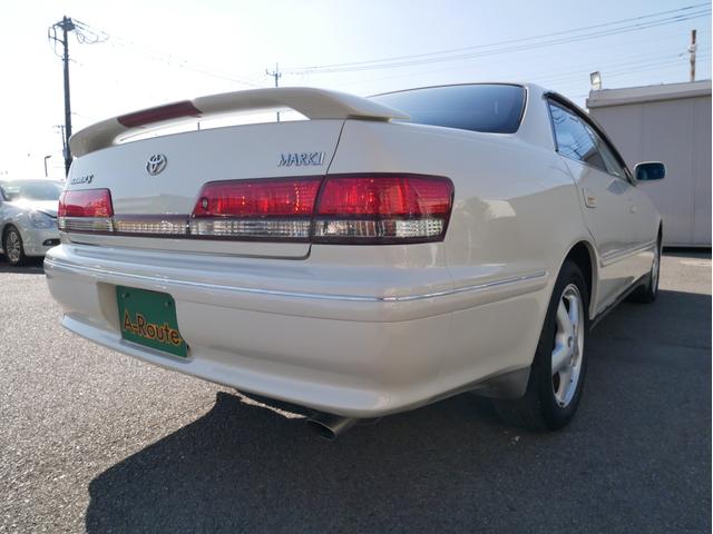 マークII ツアラーS 後期型 1JZ キーレス オートライトHID フォグランプ チルトハンドル 電動格納ミラー 純正16インチアルミ リアスポイラー ライトレベライザー Wエアバック&サイドエアバッグ ABS(43枚目)