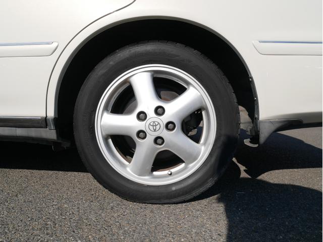 マークII ツアラーS 後期型 1JZ キーレス オートライトHID フォグランプ チルトハンドル 電動格納ミラー 純正16インチアルミ リアスポイラー ライトレベライザー Wエアバック&サイドエアバッグ ABS(54枚目)