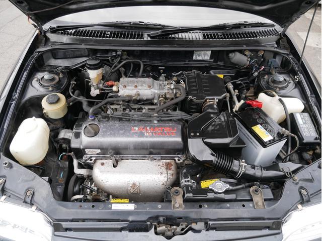 シャレードデ・トマソ ベースグレード　５速マニュアル　レカロシート　修復歴無し　外装仕上げ済　エアロ　ナルディステアリング　純正１４インチアルミ　タイミングベルト交換済　ＥＴＣ　パワーステステアリング　パワーウィンド（61枚目）