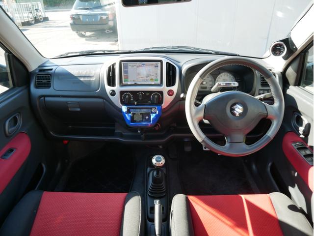 Ｋｅｉワークス ベースグレード　５速マニュアル　ターボ　ＡＢＡ－ＨＮ２２Ｓ　純正レカロシート　ＳＤナビ　ワンセグ　キーレス　ブースト計　ＢＬＩＴＺ　Ｒ－ＦＩＴ　ＨＫＳパワフロ　エアロ　電動格納ミラー　Ｗエアバック　ＡＢＳ　１年保証付（6枚目）