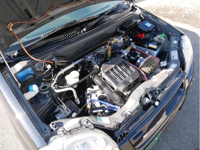 Ｋｅｉワークス ベースグレード　５速マニュアル　ターボ　ＡＢＡ－ＨＮ２２Ｓ　純正レカロシート　ＳＤナビ　ワンセグ　キーレス　ブースト計　ＢＬＩＴＺ　Ｒ－ＦＩＴ　ＨＫＳパワフロ　エアロ　電動格納ミラー　Ｗエアバック　ＡＢＳ　１年保証付（60枚目）