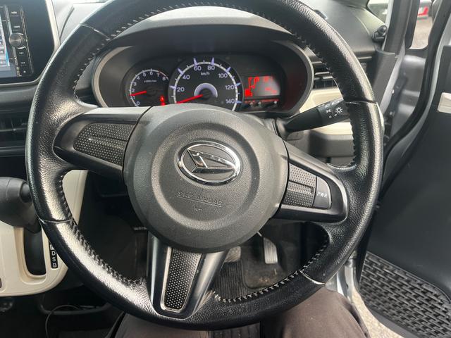 ムーヴ L パワーステアリング パワーウィンドウ エアバッグ エアコン レザーシートカバー ESC ETC 社外ナビ FM CD DVD スタッドレスタイヤ(14枚目)