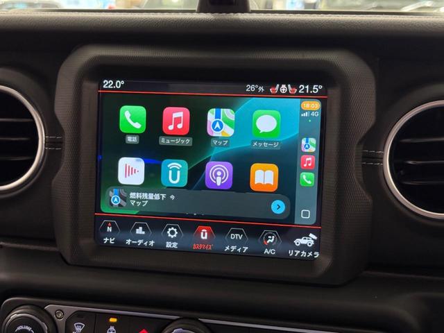 ジープ・ラングラーアンリミテッド サハラ　１年保証付／正規ディーラー車／Ａｐｐｌｅｃａｒｐｌａｙ／黒革ヒーター／ステアリングヒーター／ＡＣＣ／Ｆ＆Ｓ＆Ｂカメラ／ＤＳＲＣ／フルセグ／ヘッドレストモニター／ＢＳＭ／前後ソナー／ＢＲＵＴ１７ＡＷ（46枚目）