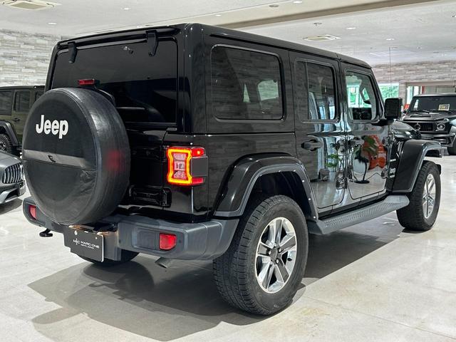 ジープ・ラングラーアンリミテッド サハラ　１年保証付／正規ディーラー車／Ａｐｐｌｅｃａｒｐｌａｙ／フルセグＴＶ／ＢＳＭ／ＥＴＣ２．０／ＡＣＣ／フロント＆サイド＆バックカメラ／前後ソナー／ＰＵＳＨスタート／ＬＥＤヘッドライト／純正１８インチＡＷ（17枚目）