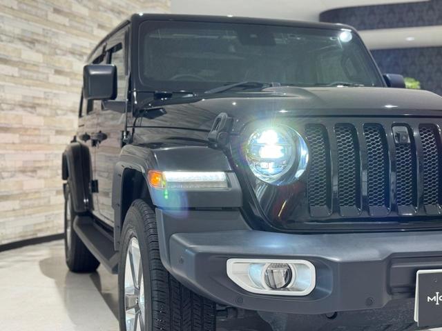 ジープ・ラングラーアンリミテッド サハラ　１年保証付／Ｃａｒｐｌａｙ／ＡＣＣ／黒革ヒーター／１オーナー／ステアリングヒーター／前後ソナー／ＢＳＭ／ＥＴＣ２．０／フロント＆サイド＆バックカメラ／フルセグＴＶ／ＰＵＳＨスタート／純正１８インチＡＷ（13枚目）