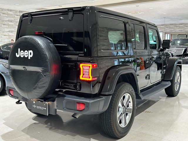 ジープ・ラングラーアンリミテッド サハラ　１年保証付／正規ディーラー車／ワンオーナー／Ｃａｒｐｌａｙ／黒革ヒーター／ステアリングヒーター／Ｂｌｕｅｔｏｏｔｈ＆ＵＳＢ／ＥＴＣ／ＢＳＭ／フルセグ／前後ソナー／前＆横＆後カメラ／純正１８ｉｎｃｈＡＷ（19枚目）