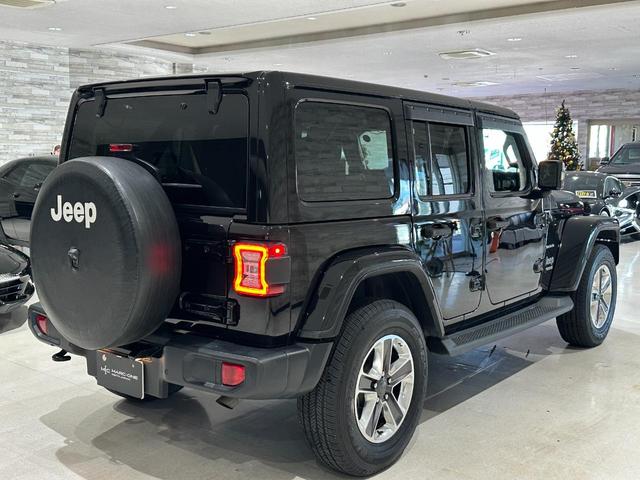 ジープ・ラングラーアンリミテッド サハラ　１年保証付／Ｃａｒｐｌａｙ／黒革シート／シートヒーター／ステアリングヒーター／フルセグ／Ｂｌｕｅｔｏｏｔｈ＆ＵＳＢ／前後ソナー／前＆横＆後カメラ／ＥＴＣ／ＢＳＭ／ＡＣＣ／純正１８ｉｎｃｈＡＷ（21枚目）