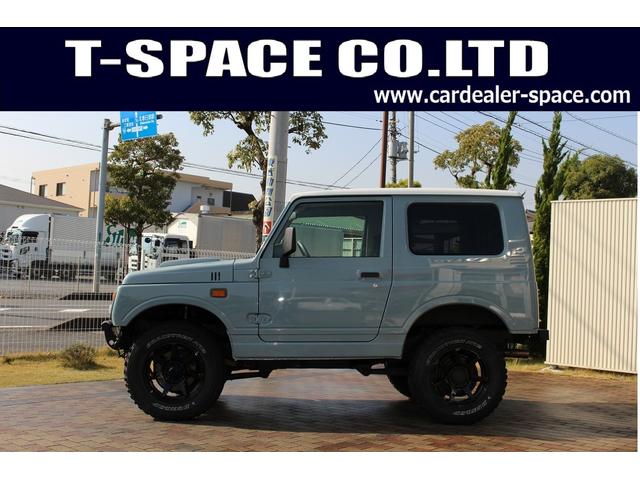 ワイルドウインド JA22最終2型 特別仕様車 アンヴィルグレー/ホワイトルーフ色替車 リフトアップ改 グロスブラック16インチAW GRANDTREK.M/Tタイヤ レトロスタイル新品シートカバー(59枚目)