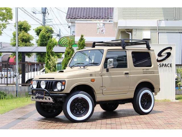 ランドベンチャー 4WD ターボ レトロスタイル サンドベージュ色替車 DAYTONAブラックスチールホイール ホワイトリボンラジアルタイヤ 純正ルーフラック NARDIステアリング レトロ調シートカバー 社外ステレオ(53枚目)