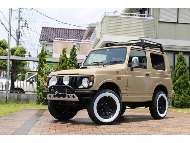 ランドベンチャー 4WD ターボ レトロスタイル サンドベージュ色替車 DAYTONAブラックスチールホイール ホワイトリボンラジアルタイヤ 純正ルーフラック NARDIステアリング レトロ調シートカバー 社外ステレオ(54枚目)
