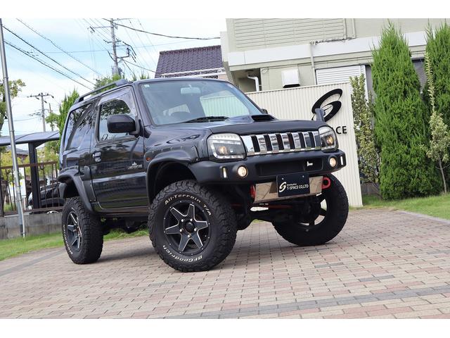 ジムニー ランドベンチャー　ユーザー様買取車　特別仕様車　ＭＡＲＶＩＮショートバンパー　ＤＩＲＴ－ＸＣ１６ＡＷ　ＲＰＧリフトアップ　ＷｉｒｕｓＷｉｎマフラー　ＢＡＤフェイスヘッドライト　ＬＥＤサンダーテール　ＳｔｒａｄａナビＴＶ（52枚目）