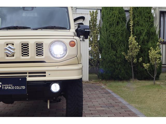 ジムニー ＸＣ　ワンオーナー禁煙車　スズキセーフティサポート　ＤＡＭＤ．リトルｂ前後バンパー　ＤＥＡＮ１６インチＡＷ　ＧＥＯＬＡＮＤＡＲ．Ｍ／Ｔタイヤ　ルーフラック　メモリーナビフルセグＢカメラ　レザー調シートカバー（10枚目）