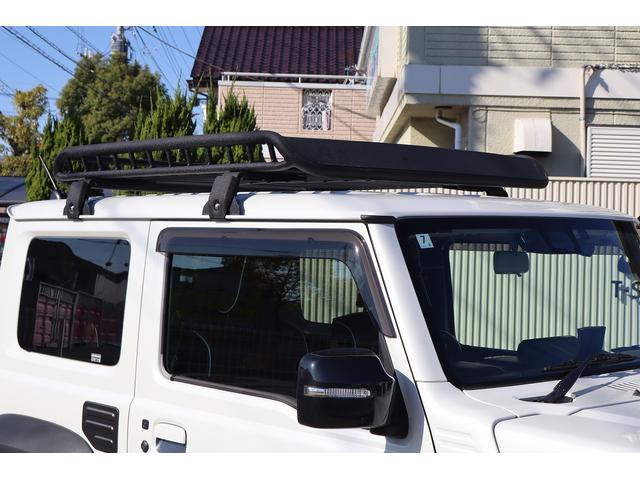 ジムニーシエラ ＪＣ　ＪＡＯＳスポーツカウル　スキッドプレート　丸型ＬＥＤテール　ＢＡＴＴＬＥＺマフラー　ＭＫＷ１６インチＡＷ　ＯＰＥＮＣＯＵＮＴＲＹ．Ｒ／Ｔタイヤ　ＣＡＮＵＳリフトアップ車高調　　ルーフラック　リアラダー（63枚目）