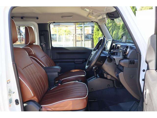 ジムニーシエラ ＪＣ　ＪＡＯＳスポーツカウル　スキッドプレート　丸型ＬＥＤテール　ＢＡＴＴＬＥＺマフラー　ＭＫＷ１６インチＡＷ　ＯＰＥＮＣＯＵＮＴＲＹ．Ｒ／Ｔタイヤ　ＣＡＮＵＳリフトアップ車高調　　ルーフラック　リアラダー（76枚目）