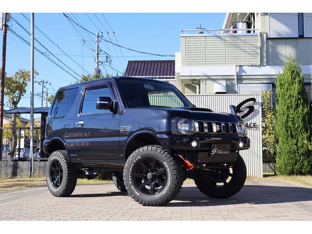 ジムニー ランドベンチャー　ＪＢ２３最終１０型　特別仕様車　社外ショートバンパー　リフトアップ　社外１６ＡＷ　ＢＦグッドリッチＭ／Ｔタイヤ　社外マフラー　ＲＡＮＣＨＯステアリングダンパー　ラテラルロッド　メモリーナビフルセグ（3枚目）