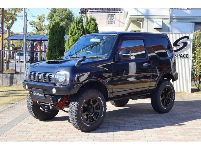 ジムニー ランドベンチャー　ＪＢ２３最終１０型　特別仕様車　社外ショートバンパー　リフトアップ　社外１６ＡＷ　ＢＦグッドリッチＭ／Ｔタイヤ　社外マフラー　ＲＡＮＣＨＯステアリングダンパー　ラテラルロッド　メモリーナビフルセグ（4枚目）
