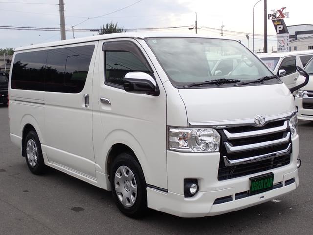 ハイエースバン ロングスーパーGL モデリスタエアロ グリル LEDヘッドライト 地デジ DVD Bluetooth バックカメラ スマートキー×2 ETC2.0 社外ドアミラーウインカー USBポート増設(10枚目)