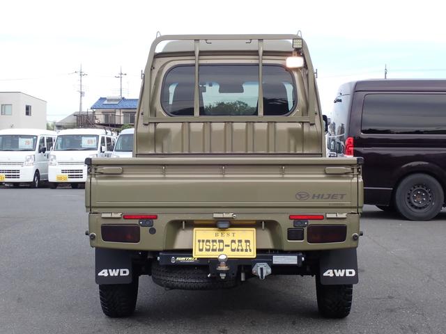 ハイゼットトラック ジャンボSAIIIt ユーザー買取車 1オーナー記録簿付 4WD 5速MT ナビ地デジ Bluetooth ETC ドライブレコーダー ヒッチメンバー LEDヘッドライト&LEDフォグ 165/60R15 M/Tタイヤ(8枚目)