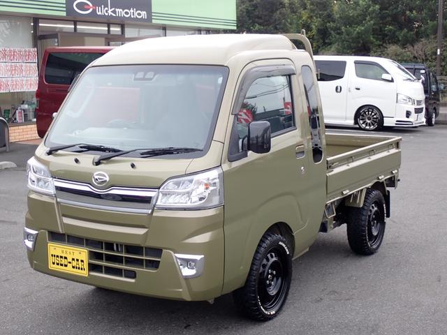 ハイゼットトラック ジャンボSAIIIt ユーザー買取車 1オーナー記録簿付 4WD 5速MT ナビ地デジ Bluetooth ETC ドライブレコーダー ヒッチメンバー LEDヘッドライト&LEDフォグ 165/60R15 M/Tタイヤ(11枚目)