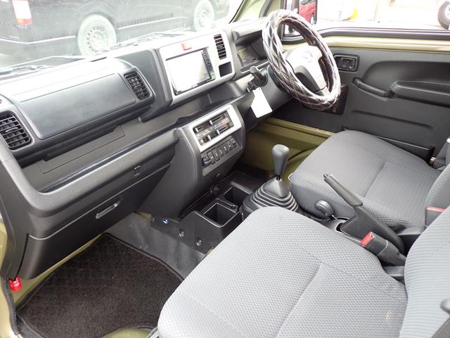 ハイゼットトラック ジャンボSAIIIt ユーザー買取車 1オーナー記録簿付 4WD 5速MT ナビ地デジ Bluetooth ETC ドライブレコーダー ヒッチメンバー LEDヘッドライト&LEDフォグ 165/60R15 M/Tタイヤ(30枚目)