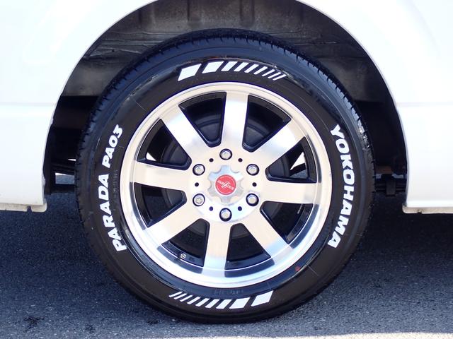 ハイエースバン スーパーGL ダークプライムII 記録簿 モデリスタエアロ ナビ 地デジ 純正LEDヘッドライト Bluetooth デジタルインナーミラー スマートキー 社外17アルミ ホワイトレター AC100V ETC 衝突軽減 横滑り防止(18枚目)