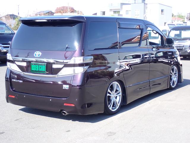 ヴェルファイアハイブリッド ZR 4WD ナビ 地デジ Bluetooth 両側パワースライド パワーバックドア 車高調 社外19インチアルミ サードシート無 全周囲カメラ ETC スマートキー HID フォグLED白黄切替 USB(12枚目)