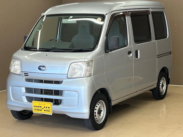 サンバーバン トランスポーター 1オーナー 記録簿付 キーレス ETC パワーウインドウ プライバシーガラス ドアバイザー 145R12 2025年製ブリヂストン ダブルエアバッグ タイミングチェーン車 2(4)人乗 荷室フラット(40枚目)