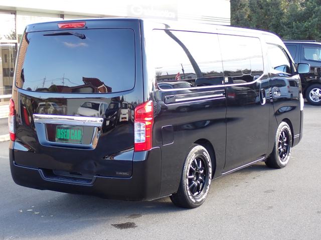 NV350キャラバンバン ロングプレミアムGX 社外16インチアルミ ホワイトレター ローダウン インテリジェントキー ETC バックカメラ HID リアヒーター&クーラー 両側スライド クロージャー 2/5人乗 フォグランプ タイミングチェーン車(12枚目)