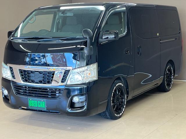 NV350キャラバンバン ロングプレミアムGX 社外16インチアルミ ホワイトレター ローダウン インテリジェントキー ETC バックカメラ HID リアヒーター&クーラー 両側スライド クロージャー 2/5人乗 フォグランプ タイミングチェーン車(40枚目)