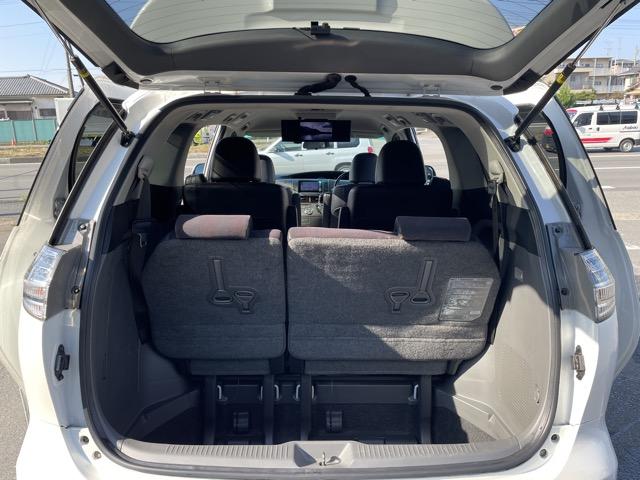 エスティマ ２．４アエラス　２０ｔｈアニバーサリーエディション　ワイドフリップダウンモニター　前後ドライブレコーダー　両側パワースライドドア　ハーフレザーシート　クルーズコントロール　ＨＤＤナビ　地デジ（フルセグ）　Ｂｌｕｅｔｏｏｔｈ　バックカメラ　スマートキー（25枚目）