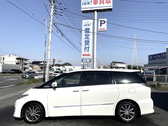 エスティマ ２．４アエラス　２０ｔｈアニバーサリーエディション　ワイドフリップダウンモニター　前後ドライブレコーダー　両側パワースライドドア　ハーフレザーシート　クルーズコントロール　ＨＤＤナビ　地デジ（フルセグ）　Ｂｌｕｅｔｏｏｔｈ　バックカメラ　スマートキー（41枚目）