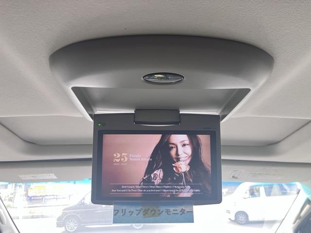 ヴェルファイア 2.4Z サンルーフ フリップダウンモニター 両側パワースライドドア 前後ドライブレコーダー 社外フローティングナビ 地デジ(フルセグ) Bluetooth バックカメラ 社外テールレンズ タイミングチェーン式(4枚目)