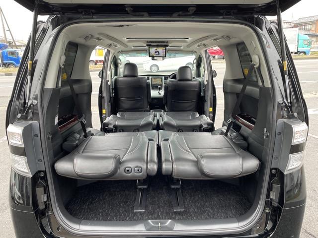 ヴェルファイア ２．４Ｚ　後期　ワンオーナー　サンルーフ　両側パワースライドドア　フリップダウンモニター　オットマンシート　車高調　社外８インチナビ　地デジ　Ｂｌｕｅｔｏｏｔｈ　バックカメラ　ＥＴＣ　タイミングチェーン式（26枚目）